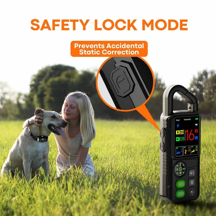 Wireless Dog Fence & Training Collar – CICPAP Waterproof Electric Fence System with Remote, Pet Containment, Adjustable Range 33–3300ft, Safe Shock/Vibration/Beep Modes