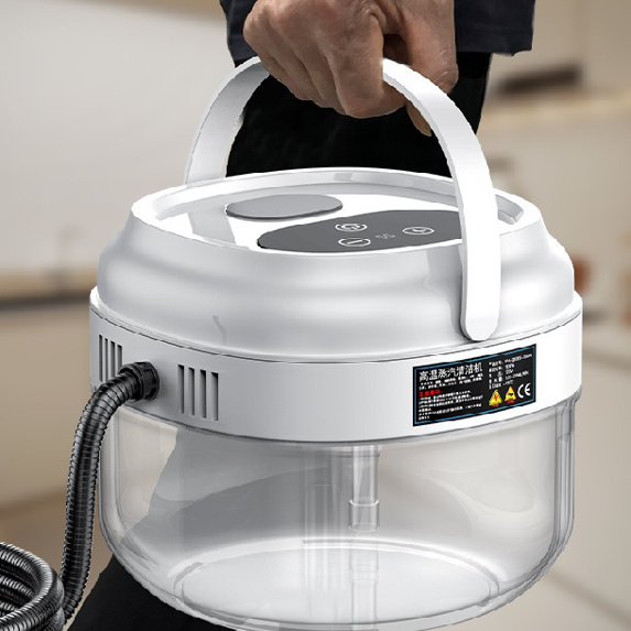 ALILYY 1.5L New Smart High-Temperature Steam Cleaning Machine with Drainable Base, Oven Cleaning, Kitchen Hood Cleaning, and Humidification D67