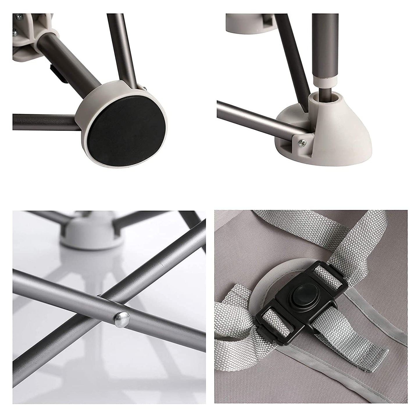 Portable Baby Seat Travel| Compact Fold with Straps for Indoor/Outdoor Use| Great for Camping