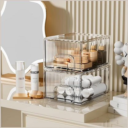 Acrylic Stackable Storage Drawer for Cosmetics and Beauty Products