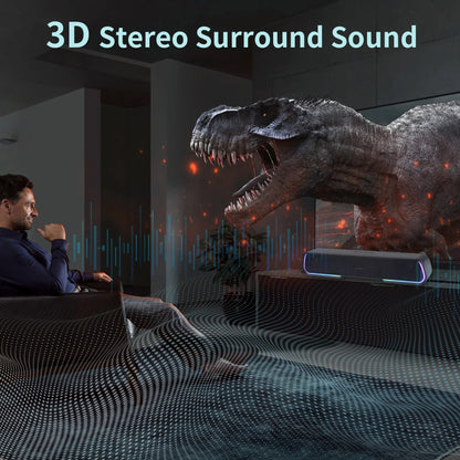 Audioaura Speakers, Bluetooth Speaker£¬Sound Bar for TV,3D Surround, Multiple Connectivity Options