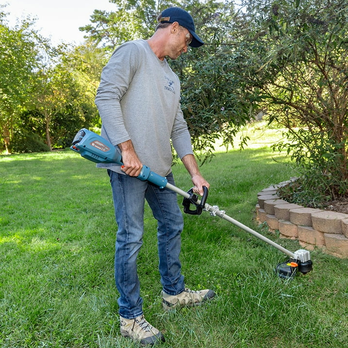 SENIX 58 Volt Max* 13-inch Cordless Brushless String Trimmer (Battery and Charger Included), GTSX5-M