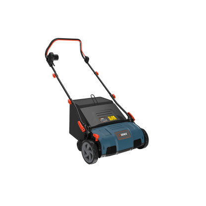 SENIX Dethatcher/Scarifier 2 in 1, 15" 13Amp Corded Walk-Behind Lawn Mower with 5-Position Adjust, SCE13-M