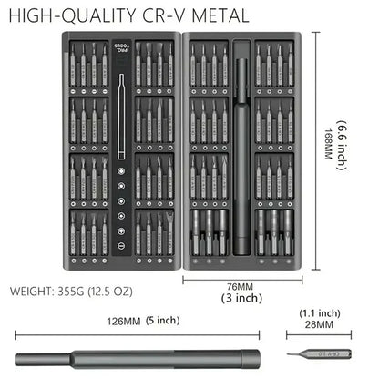 Small Screwdriver Set, 63 in 1 Precision Screwdriver Set,Eyeglasses Repair Kit,Mini Screwdrivers Set
