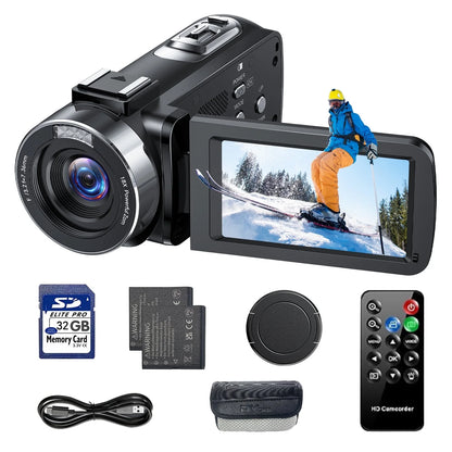 Campark 4K 30FPS Video Camera 42MP Photo 3” 270 Screen Digital Camcorder for Vlogging Youtube