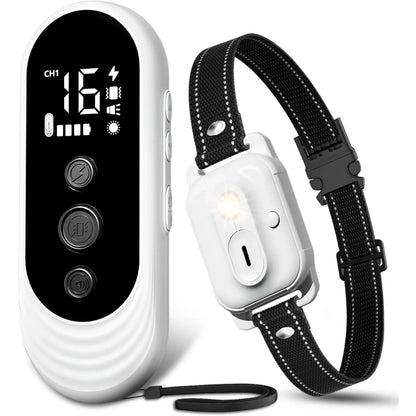 Dog Training Collar with Remote, 3300ft Range Shock Collar for Small, Medium, Large Dogs (8–120 lbs), IPX7 Waterproof, Rechargeable, with Beep, Vibration, Safe Shock & Light Modes