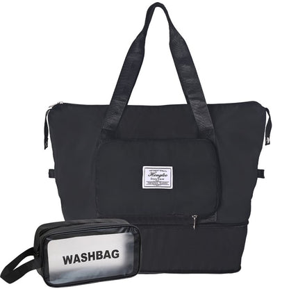 TRANSLINK Women Gym Bag with Toiletry Bag Lightweight Waterproof Multi Compartment