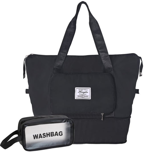 TRANSLINK Women Gym Bag with Toiletry Bag Lightweight Waterproof Multi Compartment