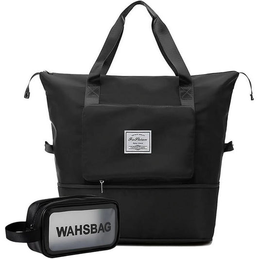 TRANSLINK Women & Men Gym Bag with Toiletry Bag Lightweight Waterproof Multi-Compartment