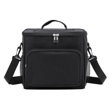 TRANSLINK Large Lunch Bag for Adult Men Women Insulated Lunch Box Leakproof Tote with Large Capacity,Black (10.5L)