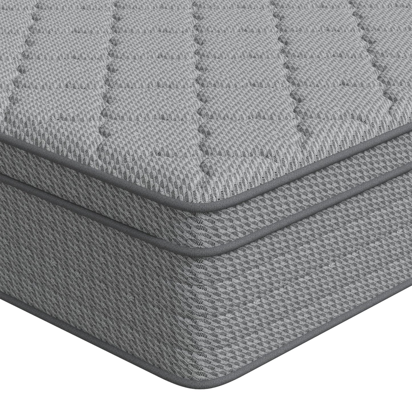 Fvbeaya 12 inch Queen Hybrid Mattress in a Box, Gel Memory Foam with Individually Wrapped Pocket Coils, Medium Firm, Pressure Relief, Cooling Sleep Support for Adult