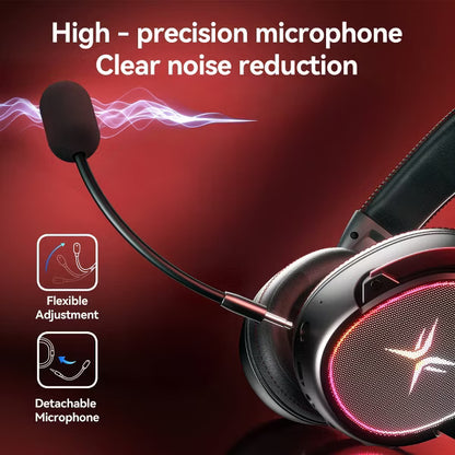 TAGRY K3 Wireless Gaming Headset: 2.4GHz/Bluetooth, 7.1 Surround Sound, 70H Playtime, ENC Mic, Over-Ear