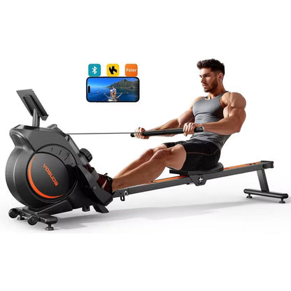 YOSUDA Plus Model Magnetic Rowing Machine for Home - Rower Machine Use with Bluetooth, App Supported
