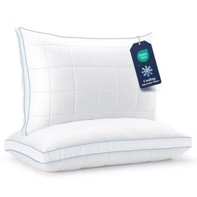HEYCUZI 3-in-1 Adjustable Pillows Bed Pillow Queen Size Set of 2 - Hotel Luxury Experience