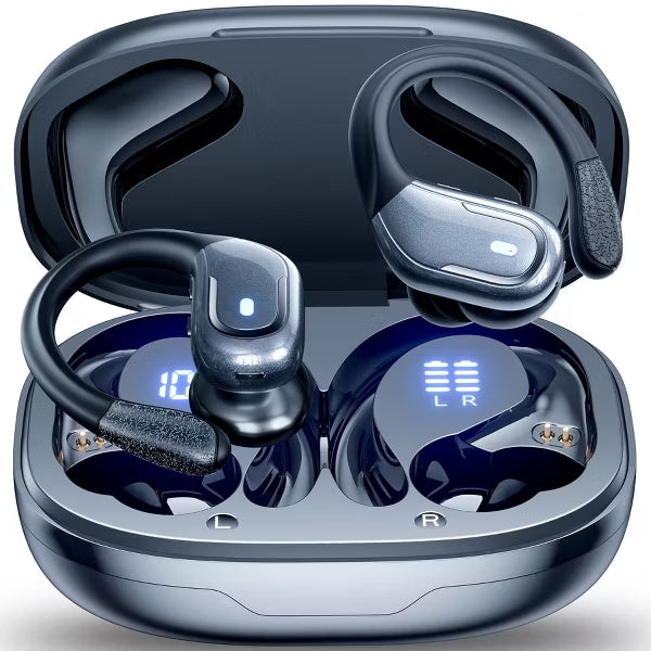 VEATOOL Wireless Earbuds 150Hrs Bluetooth 5.4 IP68 Waterproof Sports Earphones with 6 ENC Mic