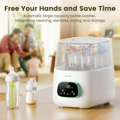 Kmaier All in One Baby Bottle Care Machine Wash,Sterilizer And Dryer