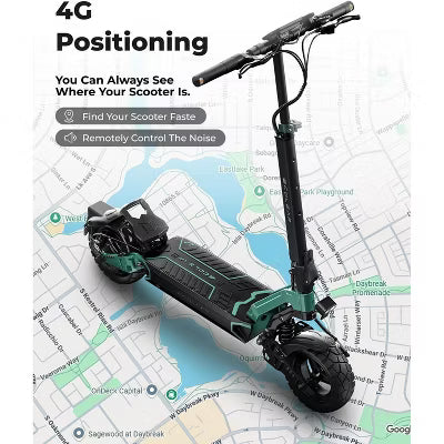 ECOLEAP L7 Electric Scooter for Adults, 1500W Peak Motor, 28MPH, 50Mile Range, Dual Suspension, Front & Rear Disc Brakes, UL