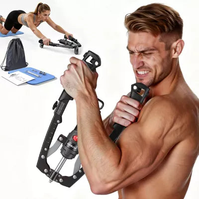 FLYBIRD Chest & Arm Twister & Core Trainer, Hydraulic Power CoreFlex Twister Chest Workout Equipment, 22-440lbs for Strength Trainer