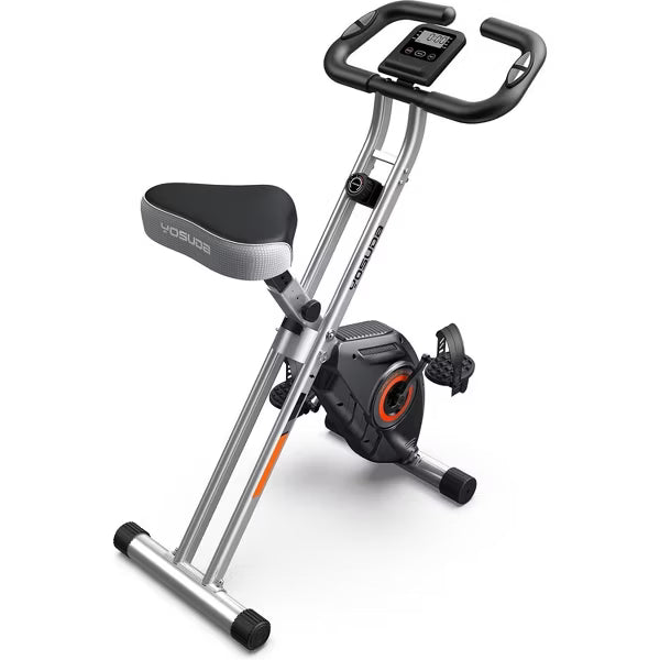 YOSUDA Folding Exercise Bike - Foldable Stationary Bike for Home Gym Workout
