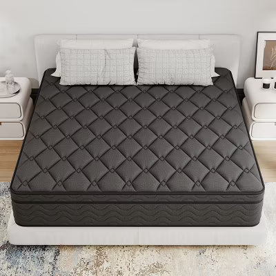 CHEVNI 12 Inch Mattress in a box Hybrid Spring Memory Foam Medium Firm