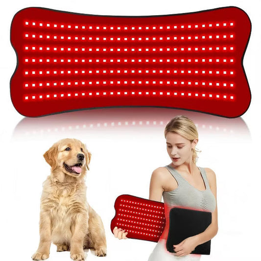 Morfone 31x14in 660nm+850nm Near Infrared Red Light Therapy Pad 210 LED High PowerTherapy Mat