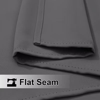 NICETOWN Outdoor Blackout Curtains Waterproof Set of 2 Patio Privacy Drapes Thermal 52x95 Inches Gray