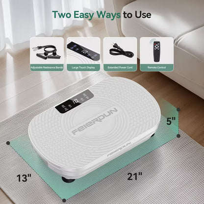 FEIERDUN Whole Body Vibration Plate Exercise Machine