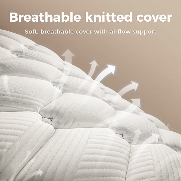 Swedrea Hybrid Series Medium Cooling Memory Foam Bed-in-a-Box Mattress