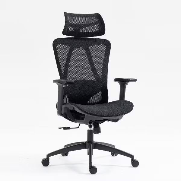High Back Breathable Mesh Office Chair with 3D Adjustable Armrests - Adjustable Office Chair with Comfort and Stability Black