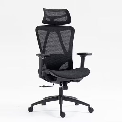 High Back Breathable Mesh Office Chair with 3D Adjustable Armrests - Adjustable Office Chair with Comfort and Stability Black