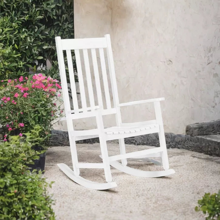 Karl Home | Solid Wood Outdoor Rocking Chair