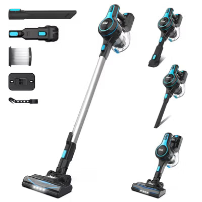 INSE N5T Cordless Vacuum 145w 12kpa Suction Power 6 in 1 Stick Vacuum