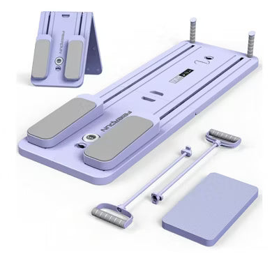 FEIERDUN Pilates Reformer, Foldable Pilates Board for Full Body Workout, Portable Pilates Equipment for Core Strength and Pilates Training