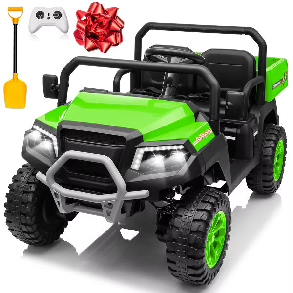 JOYRACER 24V 4WD Ride on Car w/800W Motors, 2 Seater, 2.4G Remote Control, 4 Wheeler, Pop Music, LED Light, 24 Volt Ride on Toys for Big Kids