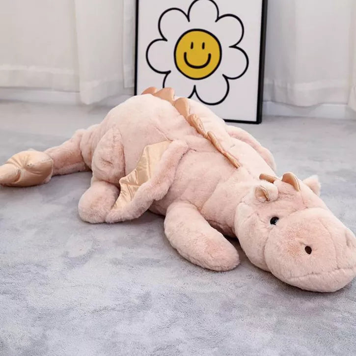 TITQWOP Dinosaur Plush Toy Pillow, Cute Stuffed Animal Toys, Soft Long Dinosaur Body Pillow Gift for Kids Boys Girls 28inch