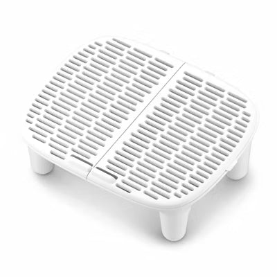 Cat Litter Box Step Ramp with Litter Catcher for Senior Cats and Kittens