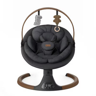 Kinder King Deluxe Multi-Direction Baby Swing and Bouncer, Black&Gray