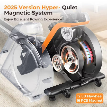 YOSUDA Magnetic Rowing Machine 350 LB Weight Capacity