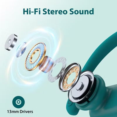VEATOOL T6 Wireless Earbuds Bluetooth Headphone Sport, Bluetooth 5.4 Earbud, 72Hrs Earphone with Earhook