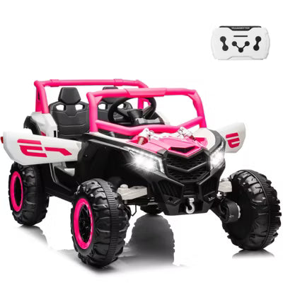JOYRACER 24V Ride on Car w/ Remote Control, 4WD Powered Electric Off-Road UTV with 4*200W Motors