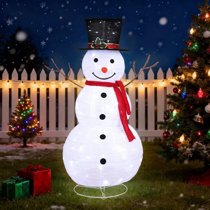 Karl Home 4ft Pre-lit Christmas Snowman Decoration