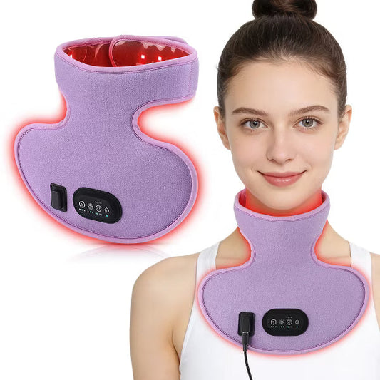 Morfone 72 LED 660nm+850nm near infrared Red Light Therapy Portable Wrap for Neck Pain Relief