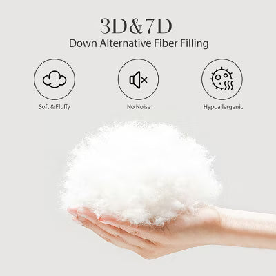 LIKEPAY Luxury Solid Down Alternative Machine Washable Comforters