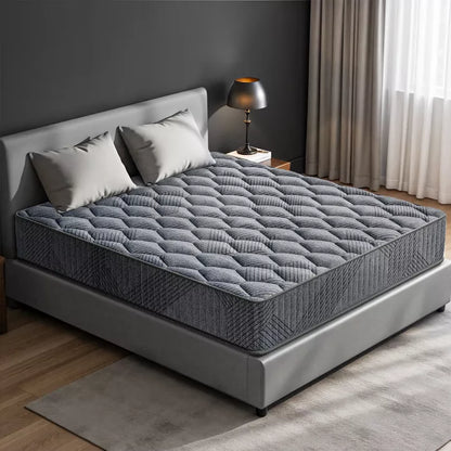 Swedrea Hybrid Mattress Medium Cooling Memory Foam Bed-in-a-Box White