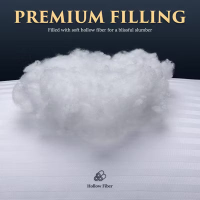 Heycuzi Bed Pillows for Sleeping - Cozy Dream Series Hotel Quality Pillows Premium Plush Fiber, Breathable Cooling Cover Skin-Friendly - King Size