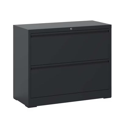 VIYET 28"H Lockable Lateral File Cabinet Heavy-Duty Steel for Home Office, 110lbs/Drawer, Silent Full-Extension Slides, Fits Letter/Legal/A4/F4