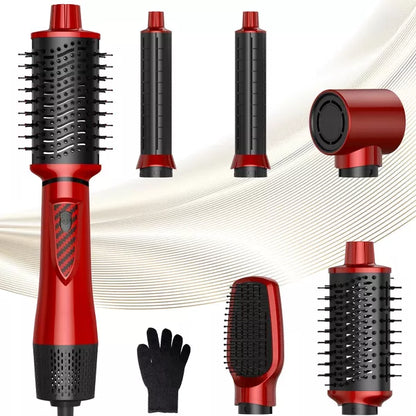 Dryhsip 5 in 1 Hot Air Styler, Multi Ionic Hair Dryer Brush Set, 800W Auto Wrap Air Hair Styler Without Heat Damage, Curl, Volumize and Straighten
