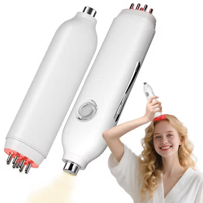 Morfone 3-in-1 Hair Care Oil Sprayer with Red Light Therapy and Nano-Mist Spray Head, Electric Scalp Massager for Hair Growth Promotion, Unisex
