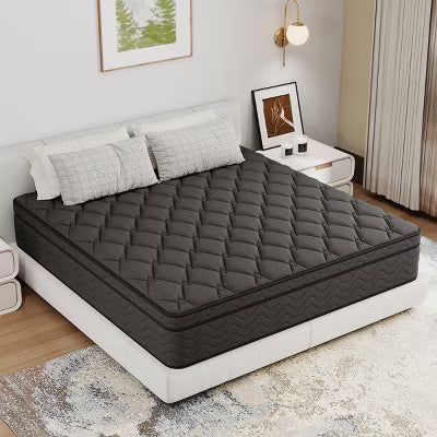 CHEVNI 12 Inch Mattress in a box Hybrid Spring Memory Foam Medium Firm