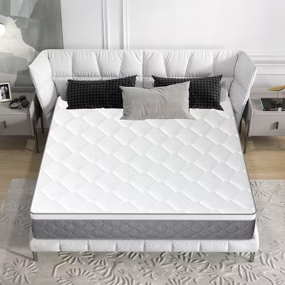 CHEVNI 12-14 Inch Mattress in a box Hybrid Spring Memory Foam Medium Firm